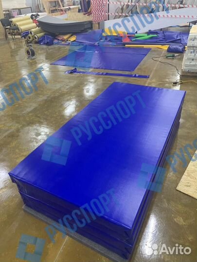 Мат гимнастический, мат страховочный