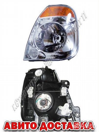 Фара KIA bongo III 2004-2012 левая желтый поворот