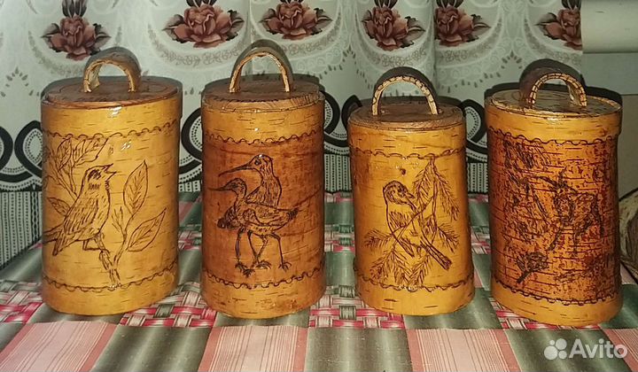 Туеса из березовой коры