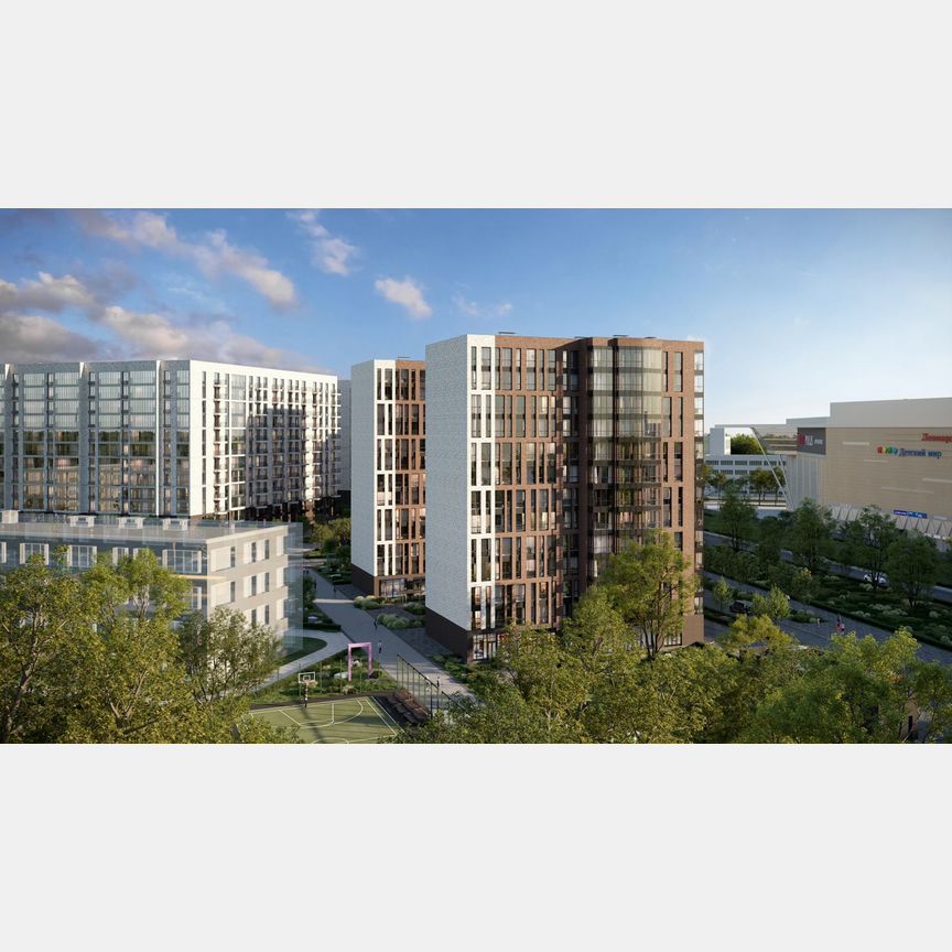 2-к. квартира, 55,1 м², 6/13 эт.