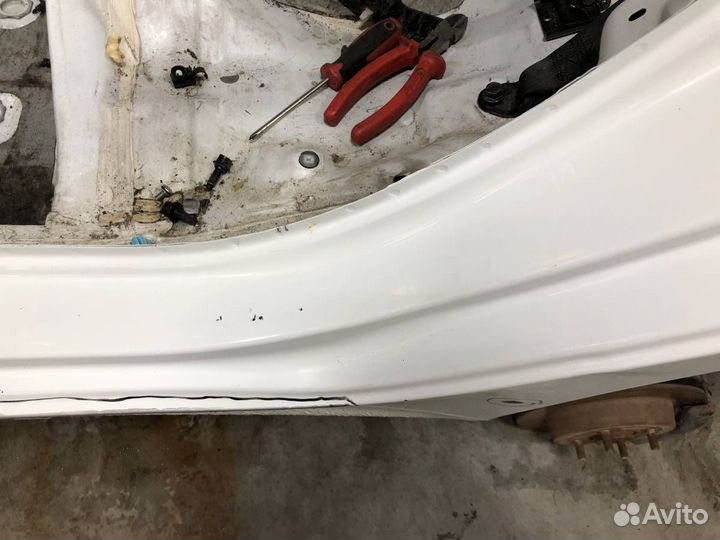 Порог со стойкой левый Hyundai Solaris 2010-2017