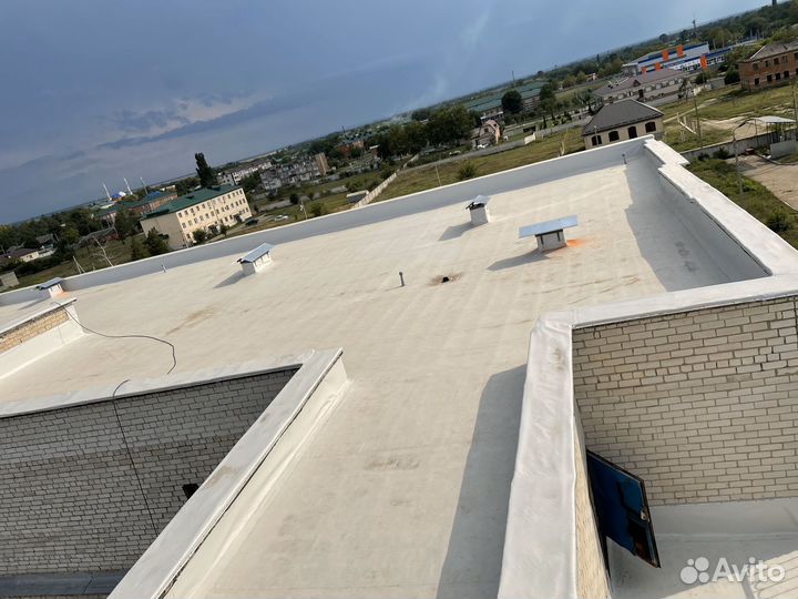 Ремонт и монтаж мягкой пвх кровли. Плоская кровля