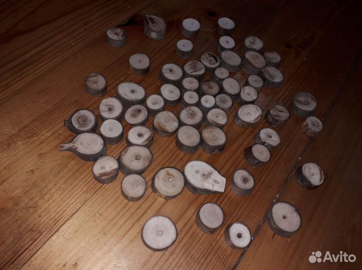 Слэб (спил) Грецкого дерева для поделок, 1-3,3-5см