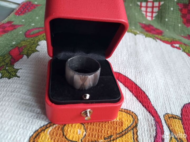 Кольцо стальное СССР. Размер 16,5 - 17