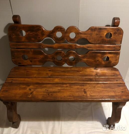 Лавка из дерева