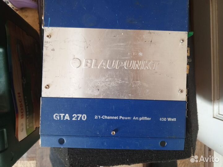 Сабвуфер и усилитель