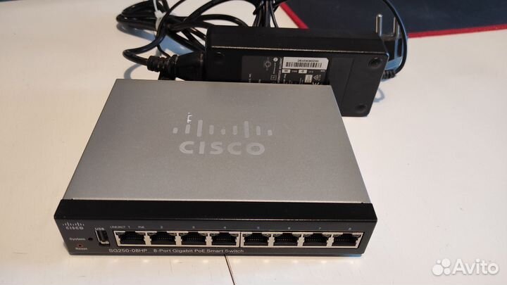 PoE коммутатор Cisco SG250-08HP и Osnovo