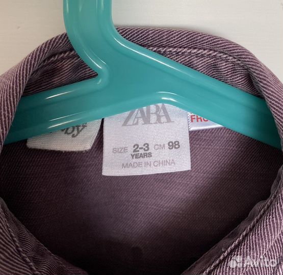 Рубашка zara для девочки 98