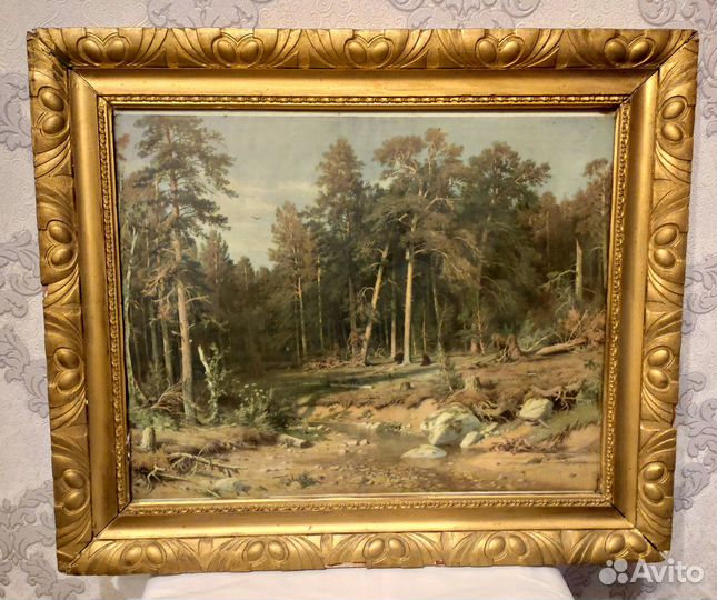 Картина-репродукция под стеклом