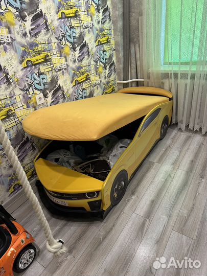 Детская кровать машина для мальчика