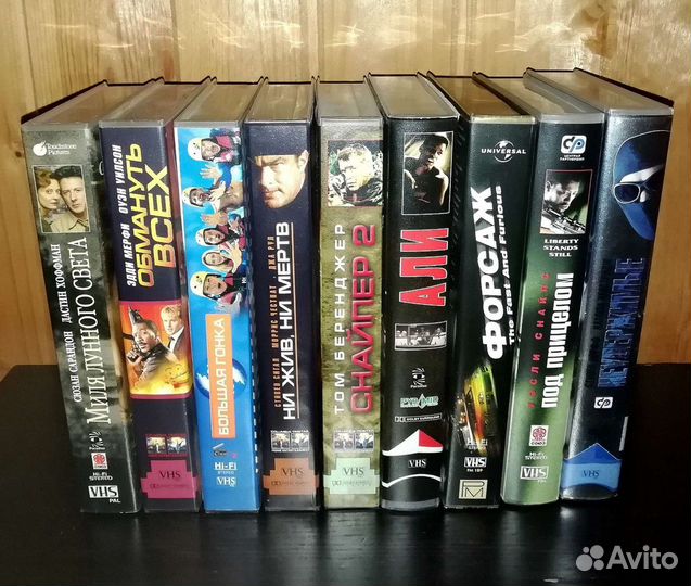 Новые VHS видео кассеты с фильмами