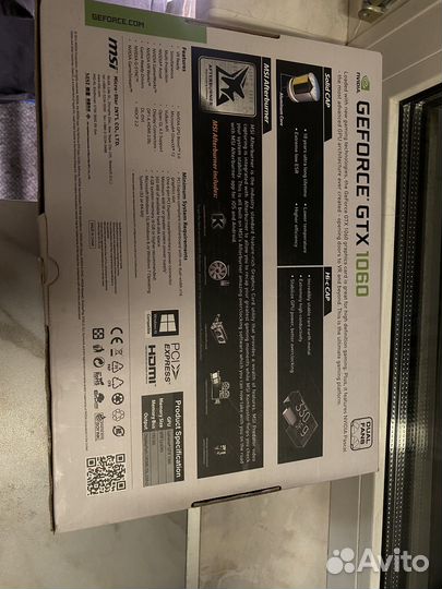 Видеокарта gtx 1060 6gb