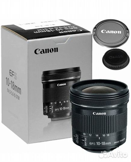 Объектив Canon EF-S 10-18mm f/4.5-5.6 IS STM