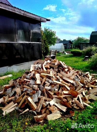 Дрова колотые сухие