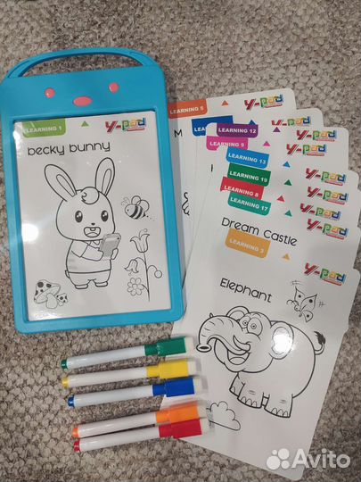 Детский планшет для рисования с музыкой и подсветк