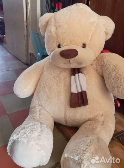 Большая мягкая игрушка медведь