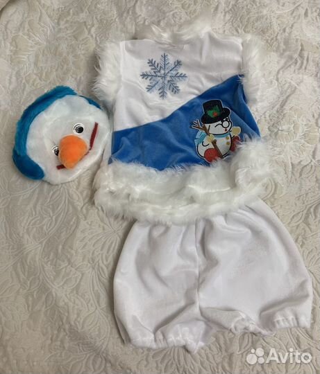 Новогодний костюм Снеговика
