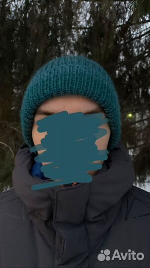 Шапка вязанная мужская (Ручная работа)