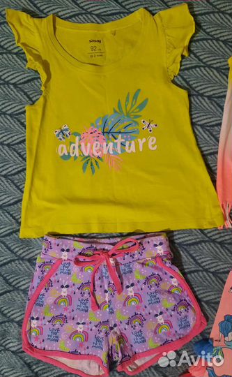Летние вещи на девочку 92см