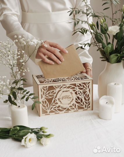 Свадебный сундук для денег