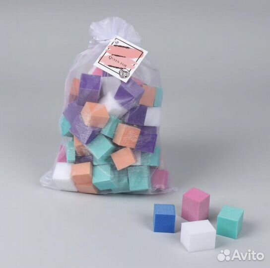 Бафы наждачные для ногтей, четырёхсторонние