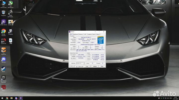 Продам комплект Intel Xeon E5-2670v3 Huananzhi x99