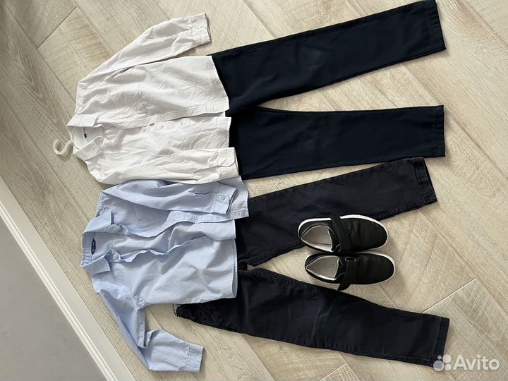 Рубашки и брюки школьные 128 размер