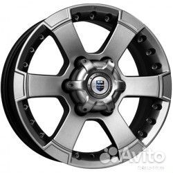 Диски кик M56 7.0xR16 6*139.7 ET22 D107.1 дарк пла