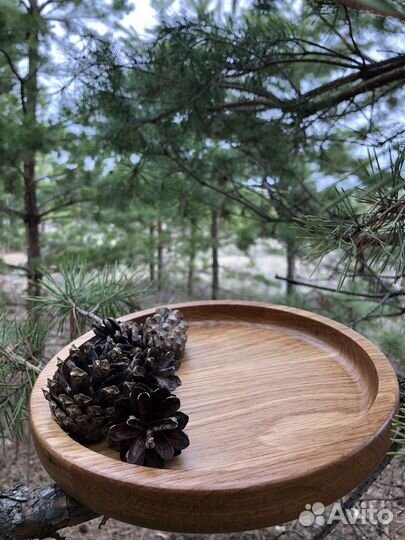 Тарелочки из дуба блюдо для подачи
