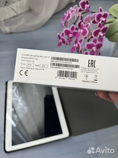 Планшет huawei mediapad m3 lite 10