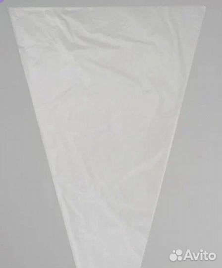 Конус пакет прозрачный для тюльпана для цветов