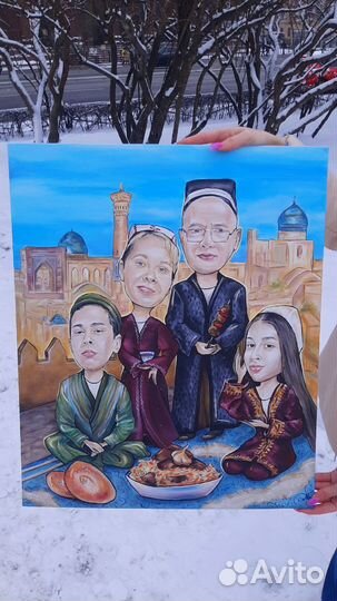 Шаржи сюжетные