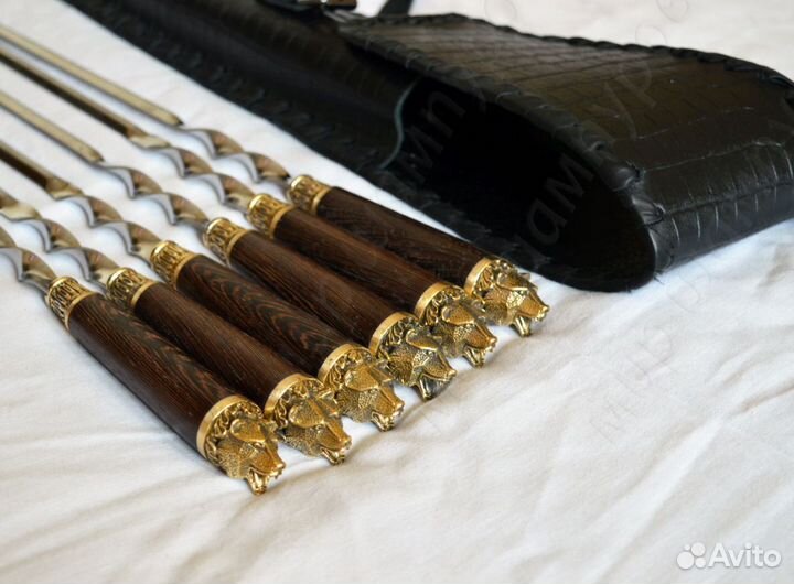 Подарочные шампуры «Суровые медведи»