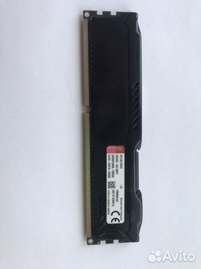 Оперативная память HyperX Fury Black DDR3 4гб