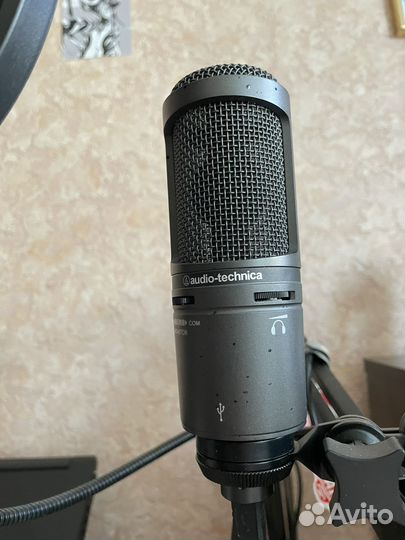 Микрофон Audio technica AT2020 usb+