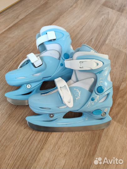 Коньки детские раздвижные 30,31,32,33