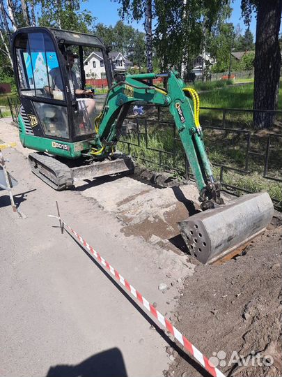 Услуги миниэкскаватора