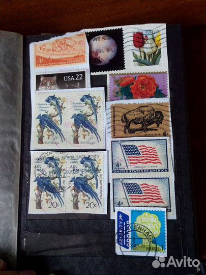 Марки Зарубежные Южная Корея, США