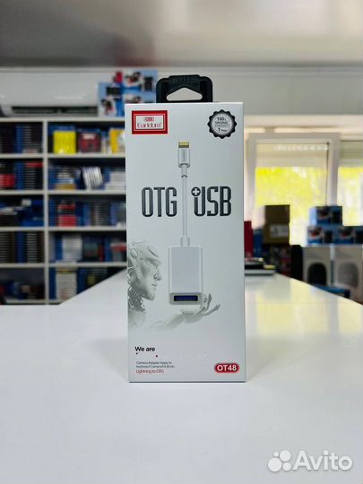 USB OTG Адаптер Earldom ET-OT48 Lightning 8-pin