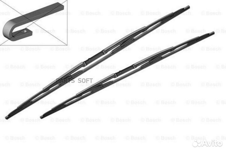 Bosch 3397005807 Стеклоочиститель 530/530mm к/кт