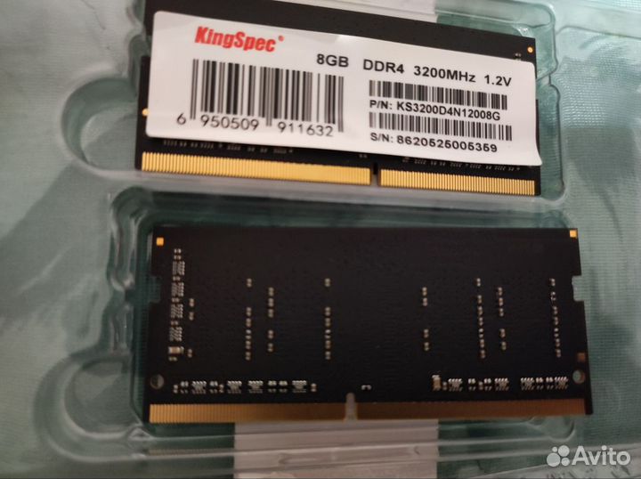 Оперативная память KingSpec 8GB DDR4 3200 So-Dimm
