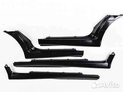 Накладки порогов ваз 2114 2115 в цвет комплект