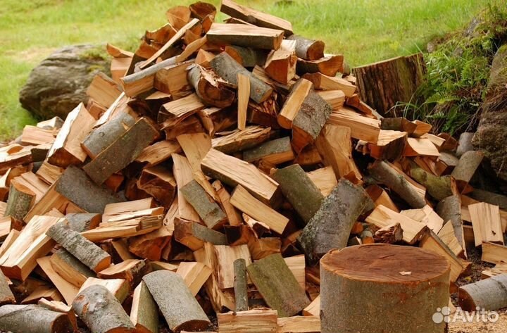 Дрова колотые ольха