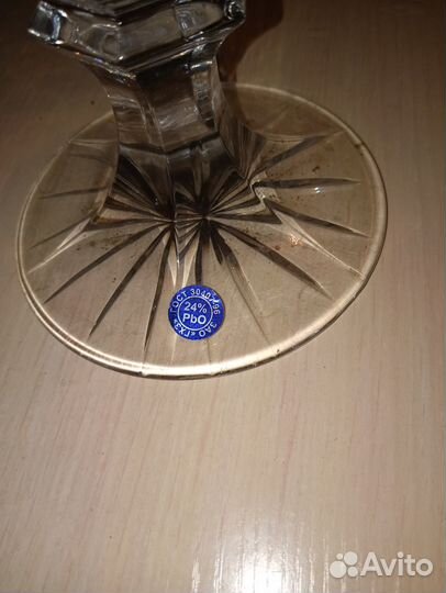 Ваза хрустальная