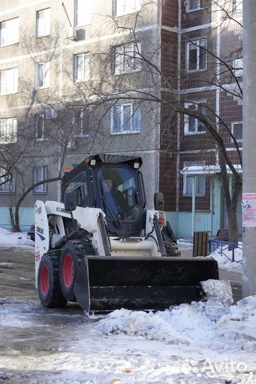 Уборка снега услуги мини-погрузчиков Loonking