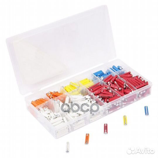 Предохранители цилиндрические в пласт.коробке (360