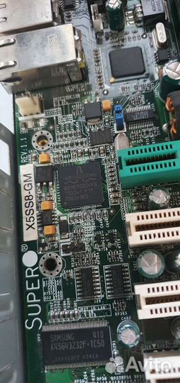 Серверная материнская плата X5SS8-GM SAS контролер