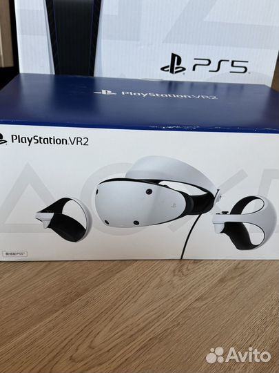 Коробка Sony playstation vr2 джойстика и зарядника