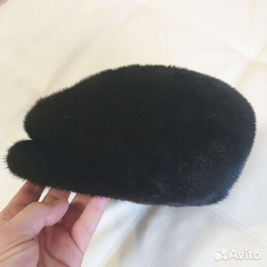 Меховая мужская кепка норковая