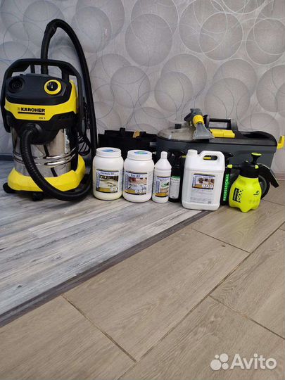 Аренда моющего пылесоса/пароочистителя Karcher